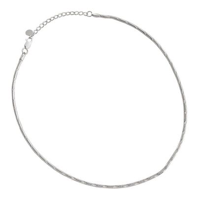 Simple Snake Chain 925 Sterling Silver Necklace